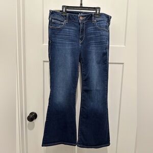 Ariat Ultra Stretch Perfect Rise Katie Flare Jean stretch cowgirl sz 30 Short